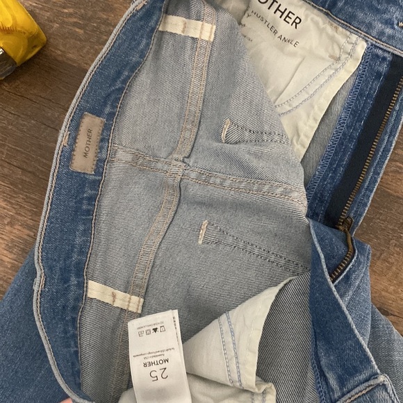 MOTHER THE HUSTLER ANKLE FRAY IN UNDERSTUDY HI RISE KICK FLARE BOOTCUT STRETCH - Picture 15 of 16